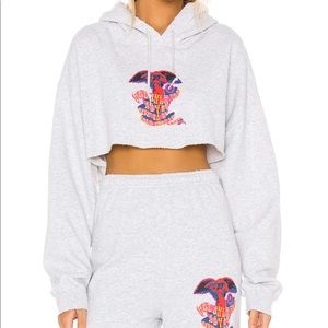 Boys lie cropped sweatshirt & sweats SET